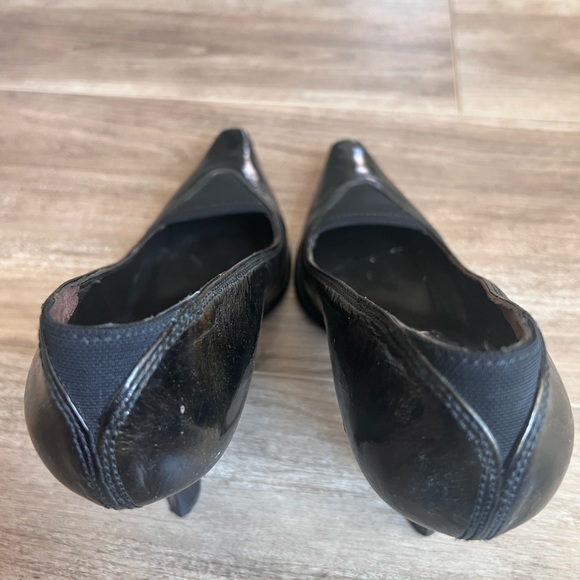 Donald J Pliner pointed square toe bumps patent leather bronze 8 1/2 - Picture 12 of 14